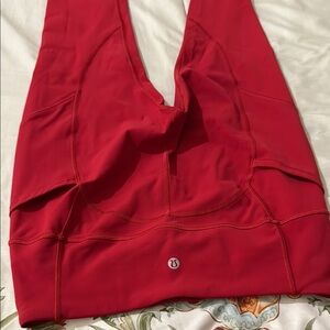 lululemon athletica Red Leggings